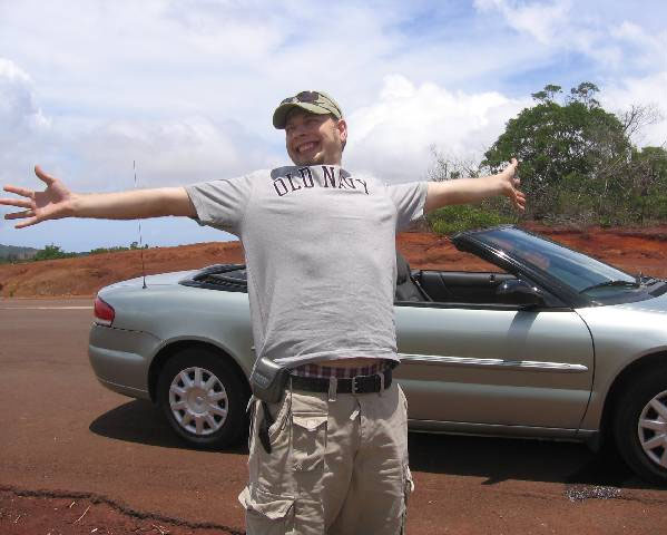 Hawaii and a convertible.jpg